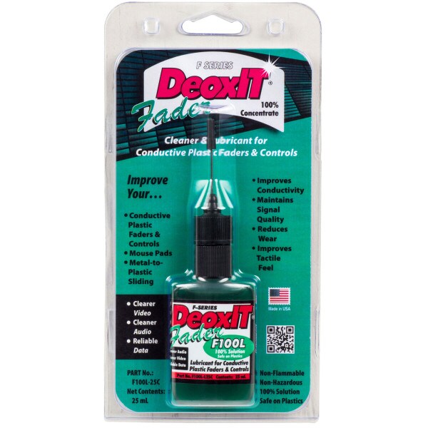 Main product image for CAIG F100L-L25C DeoxIT Fader Needle Dispenser 25 ml 341-256